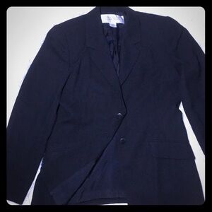 VINTAGE ELLEN TRACY WOOL OVERSIZED BLAZER